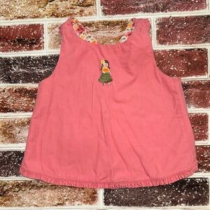 Vintage 2003 Gymboree Little Hula Girl cross back swing top 18-24m